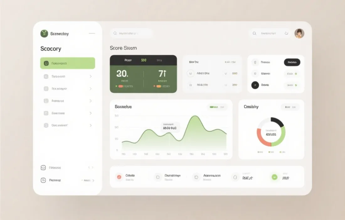 体育信息控制面板示意